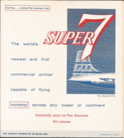 Inside Cover Promoting DC-7C