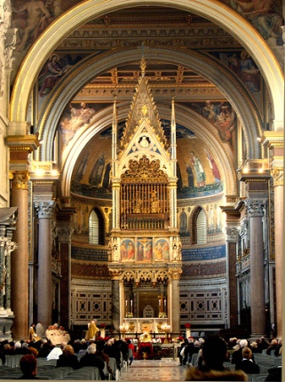 High Altar, Basilica of St. John, Lateran (Source unknown)