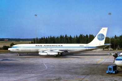 Clipper Defiance - the aircraft that operated flight 101 on 7 February 1964 (photo by Lars Söderström).
