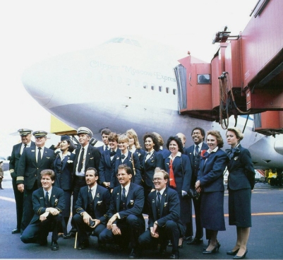 747 Clipper Moscow Express arr Moscow crew